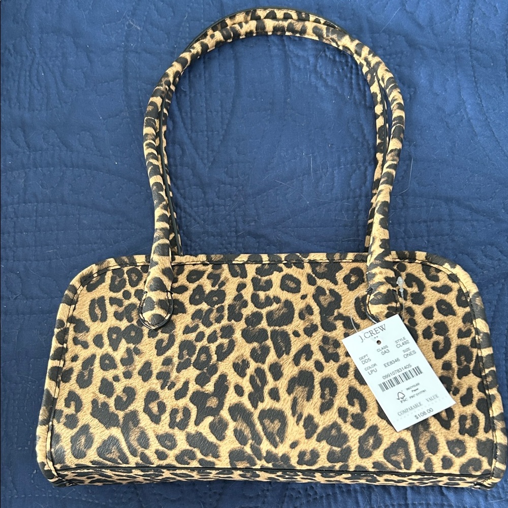 J. Crew Animal Print bag